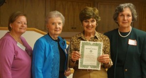 l. to r. Thea McGinnis, Florence Nardone, Marjory Melnick, Joann Rawls