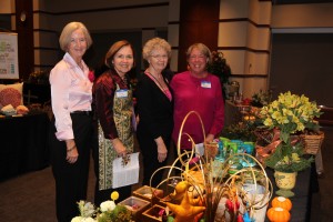 Club members l. to r. Ann Lunson, Mary Kudless, Janice Haines, Anne Collins, Event Co-Chair